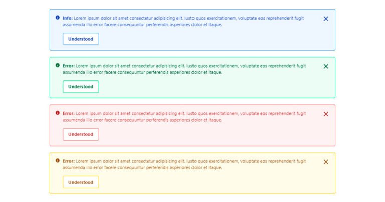 Top 10 Tailwind CSS 3 Alert Examples Stackfindover