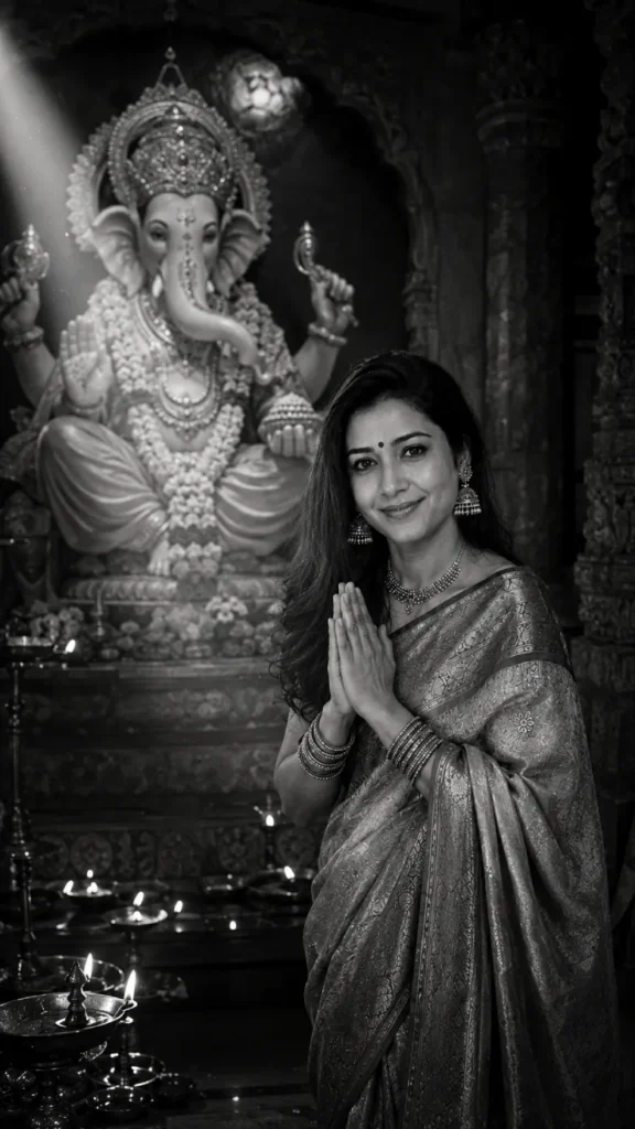 Black & White Temple Hall