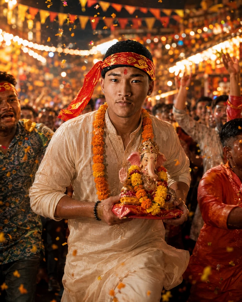 Running Through the Mela 