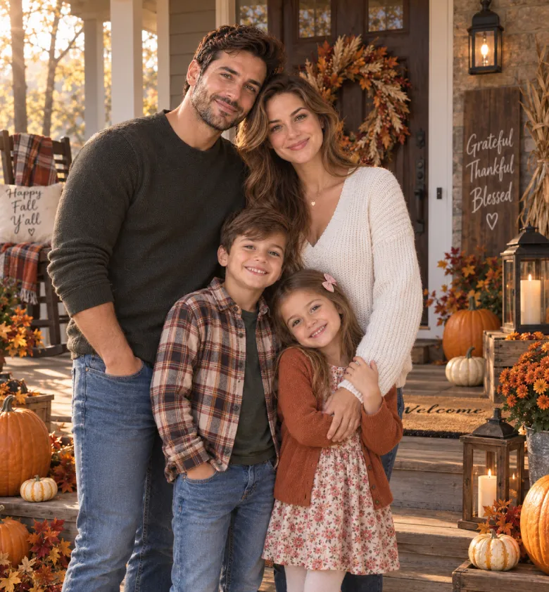 Front Porch Family Portrait Prompt