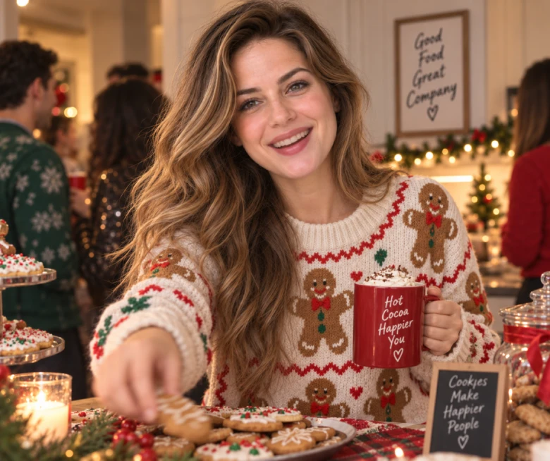 Gingerbread Candid Laugh Prompt