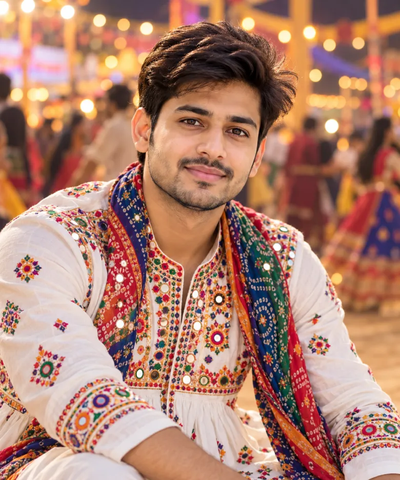 Gujarati Kediyu Garba Look Prompt