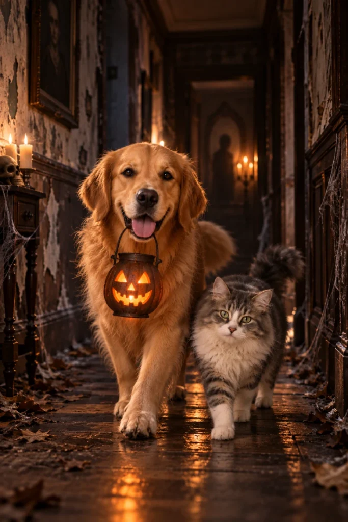 Haunted Hallway Walk Prompt