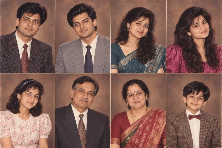 Large Family Studio Set Prompt