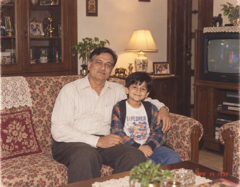 Living Room Family Album Portrait Prompt