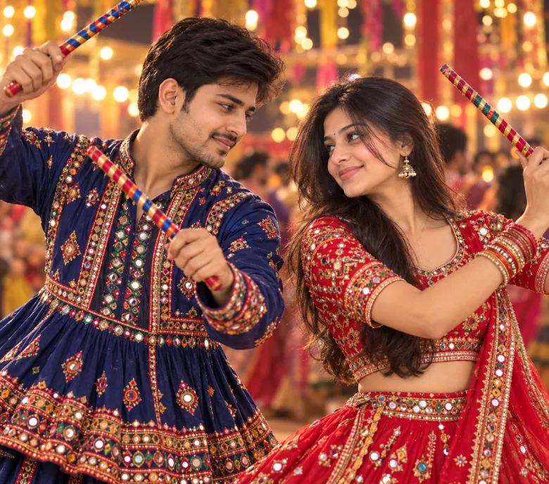 Romantic Dandiya Night Prompt