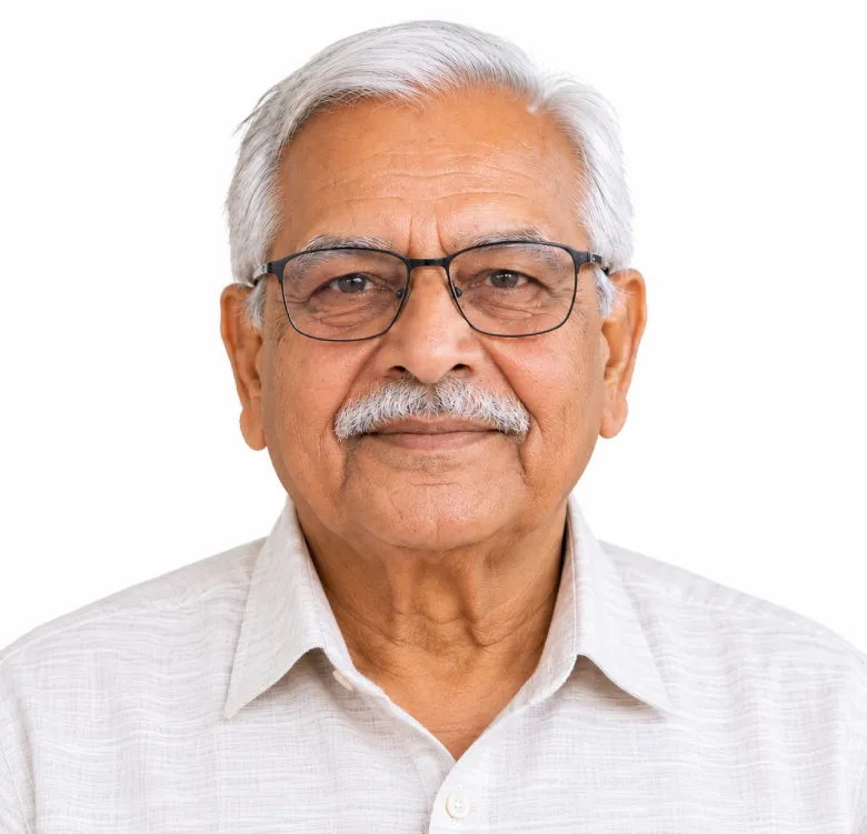 Senior citizen Passport Size Photo Prompt