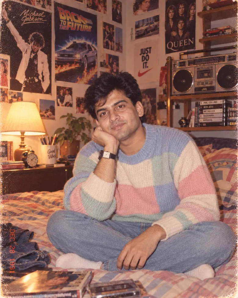 Teen Bedroom Poster Wall Portrait Prompt
