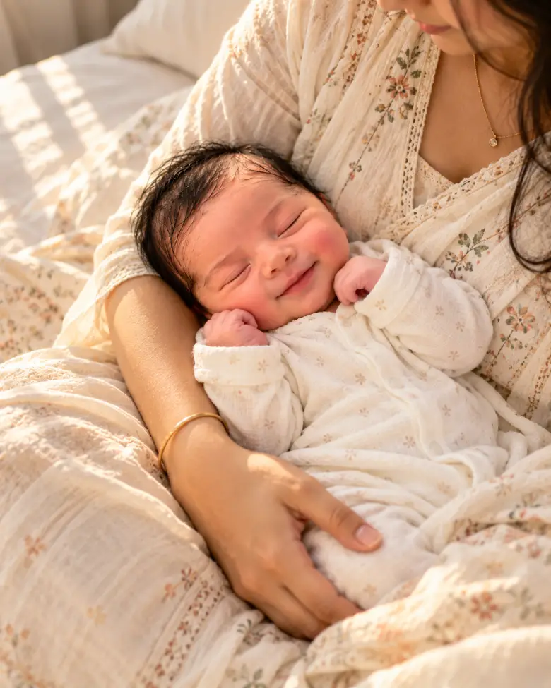 baby Window-light lifestyle prompt