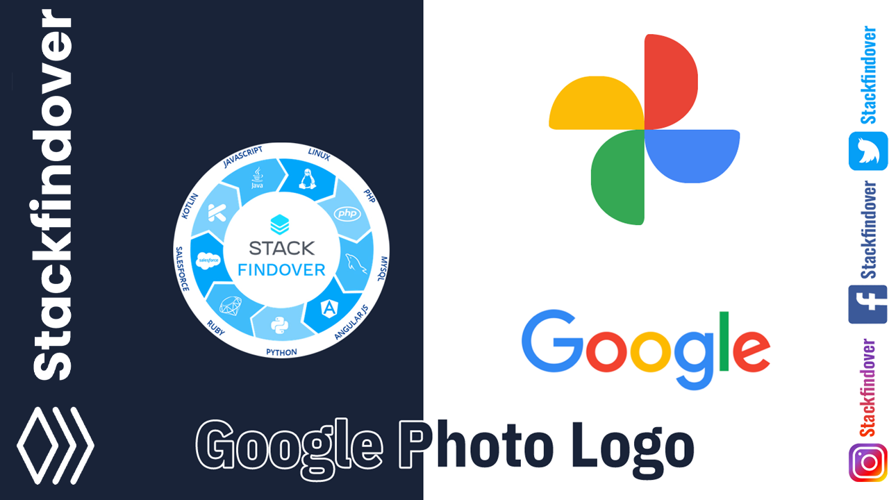 How to make Google Photos Logo in HTML