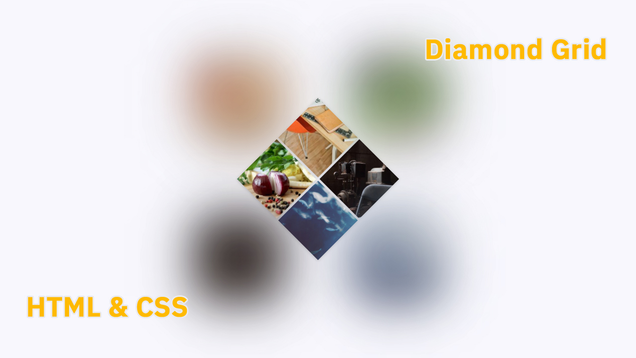 Diamond Grid with HTML and CSS