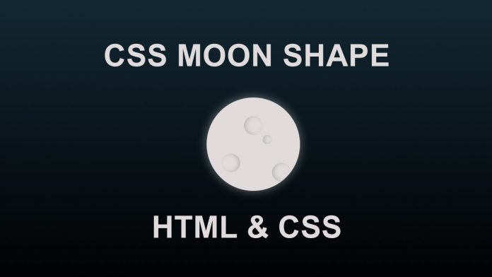 How to Draw a Moon with CSS - Stackfindover