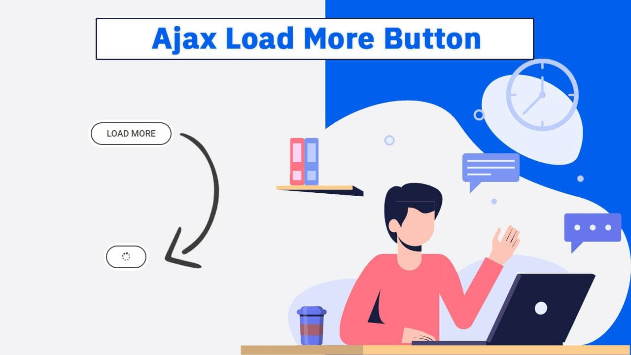 Ajax Load More Button Animation - Stackfindover