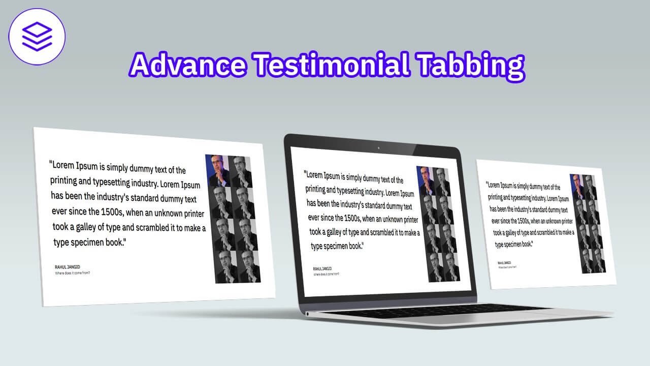 Advance Testimonial Tabbing - Stackfindover