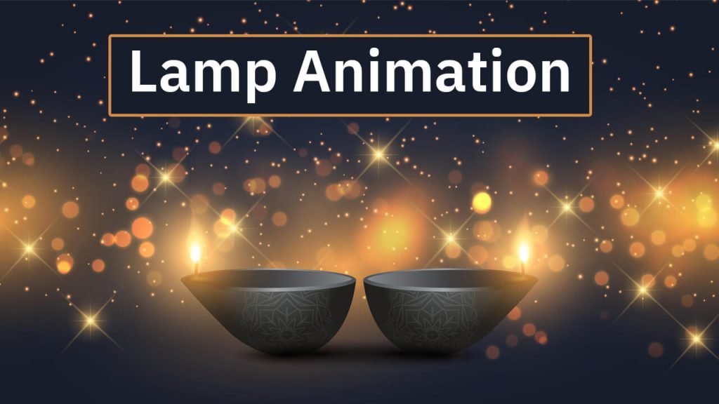 Happy Diwali Lamp Animation