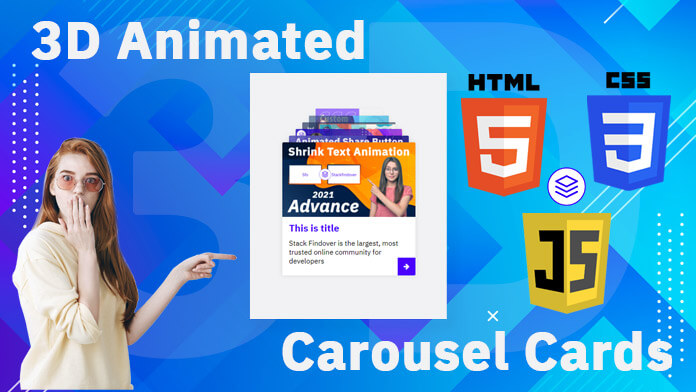 How to create 3D Animated Carousel - Stackfindover