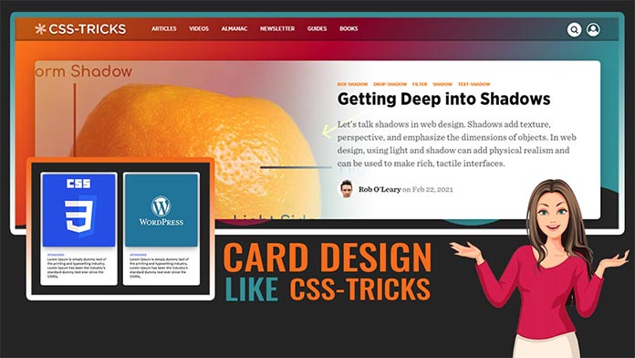 Card Design like CSS tricks