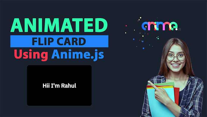 Animated Flip Card Using AnimeJs - Stackfindover
