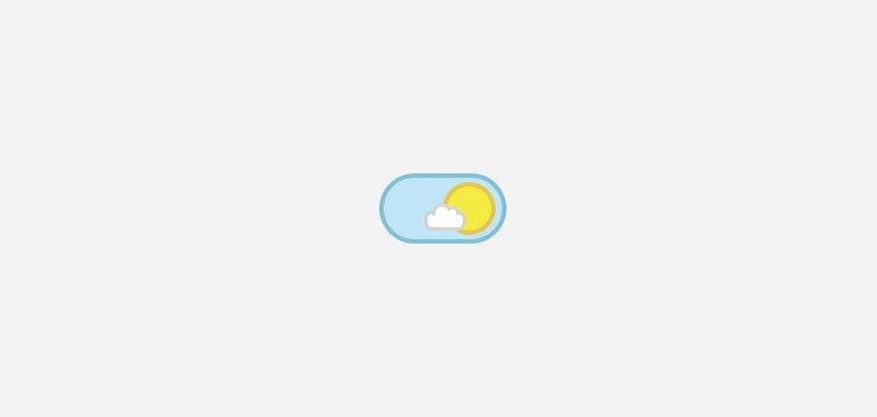 Pure CSS Day/Night Toggle Button
