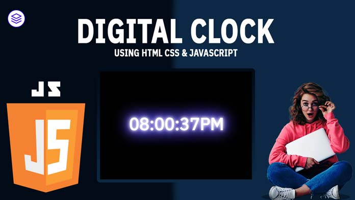 digital clock in javascript