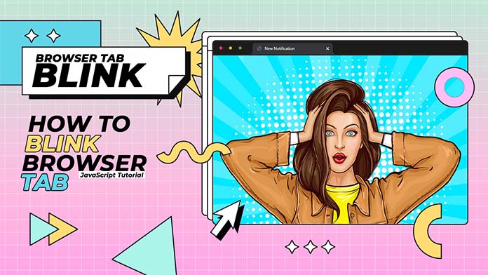 How to blink web browser tab