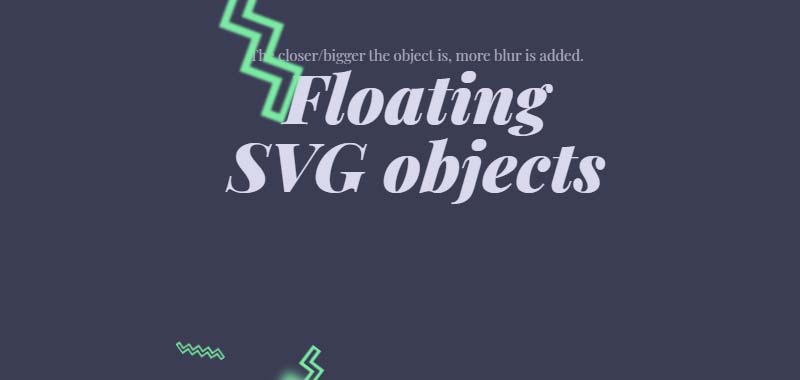 Floating SVG Animation