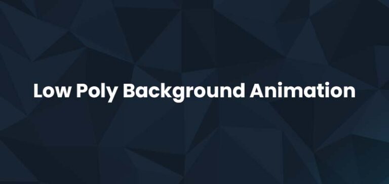 simple css background animation
