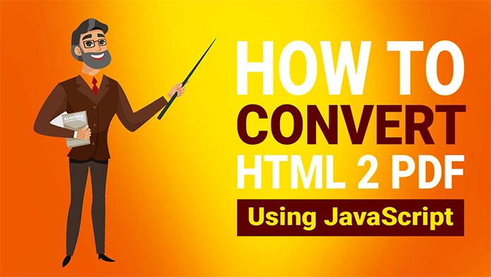 Convert HTML To PDF Using JavaScript