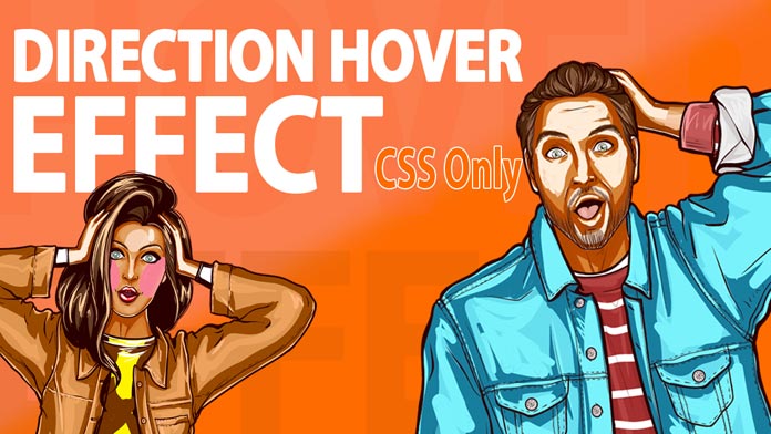 direction aware hover effect