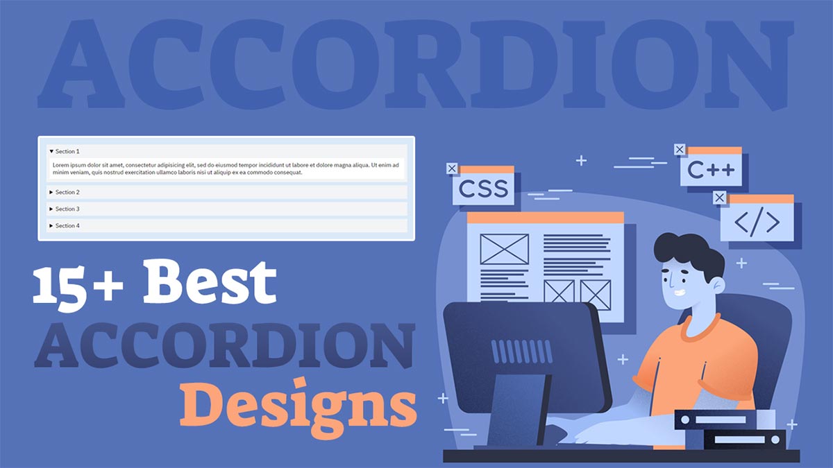 15 Best CSS Accordion Designs You've Never ? Seen Before