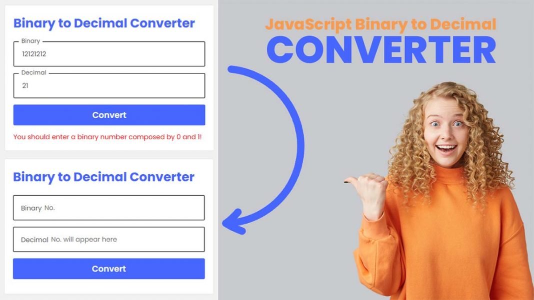 Binary to Decimal Converter Using JavaScript [Updated]