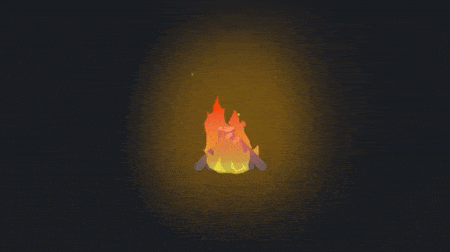 campfire pure css fire