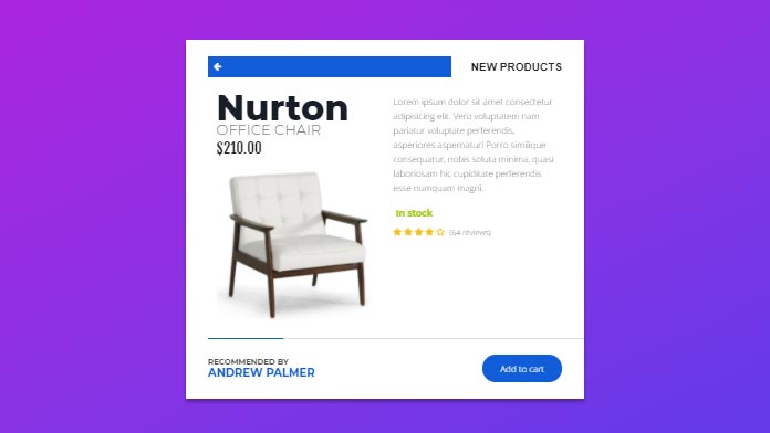 chair product card