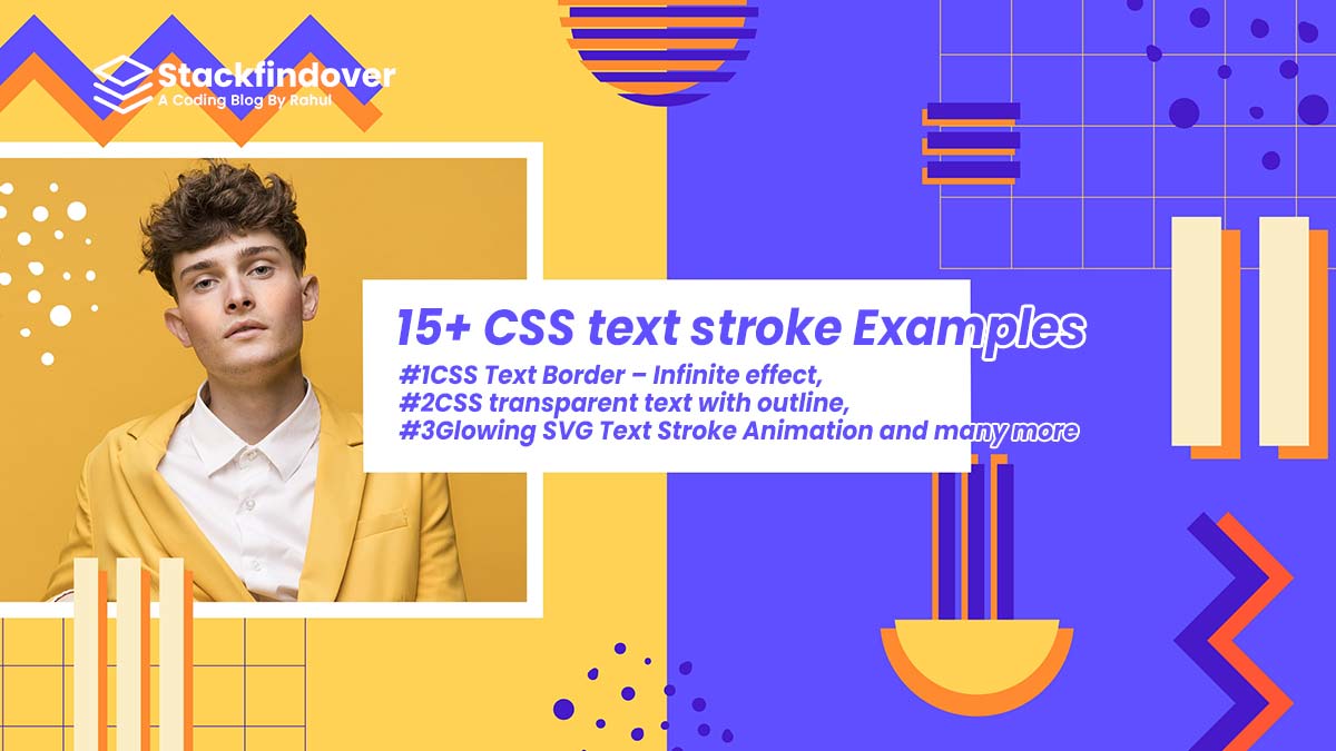 15+ CSS text stroke Examples [ Best CSS Outline Text ]