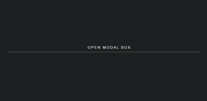 Animated Popup Box