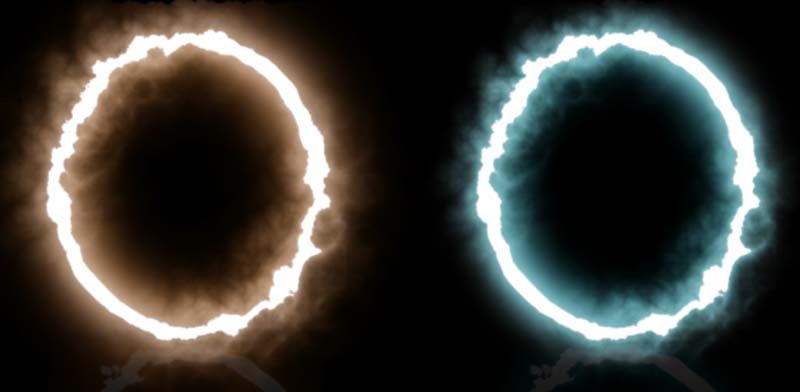 glowing fire ring
