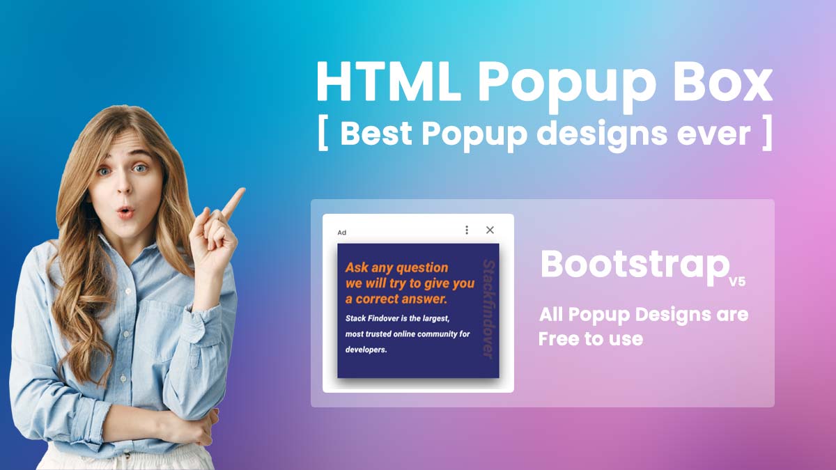 html popup designs