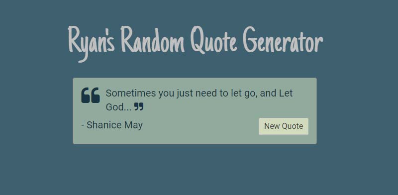 Simple quote generator
