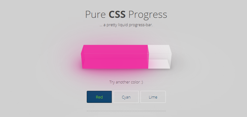 3D Progress bar