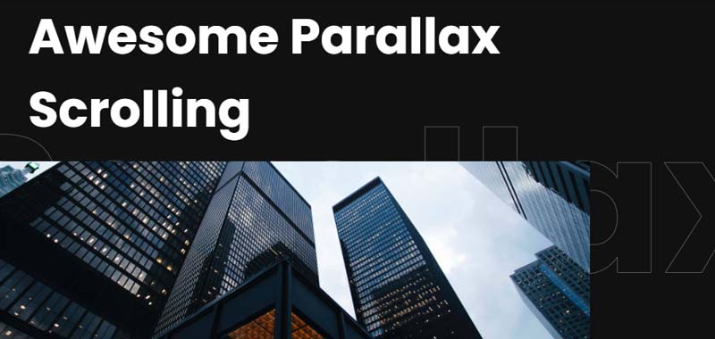 Awesome Parallax Scrolling Effect image
