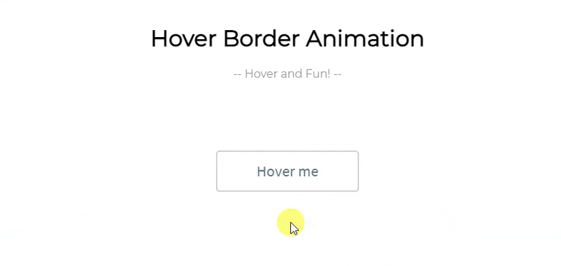 Button hover border animation gif