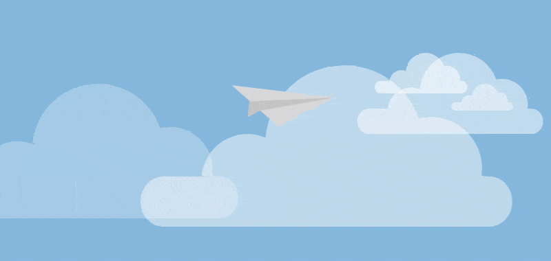 CSS Paper Plane Animation.gif