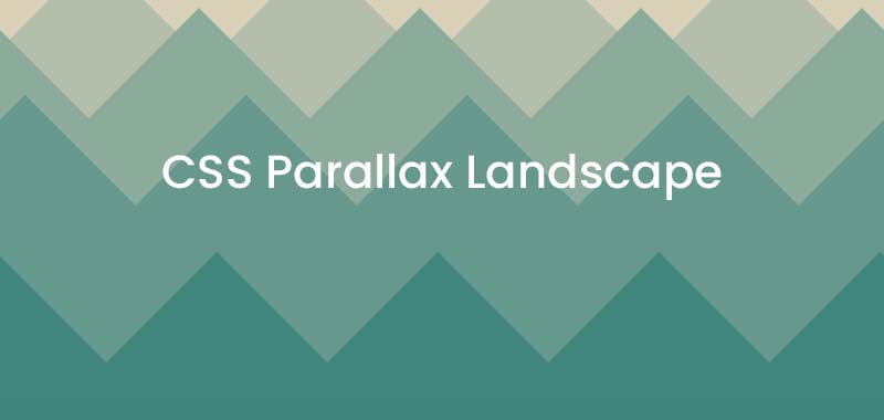 CSS Parallax Landscape jpg image
