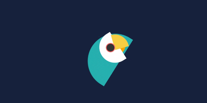 CSS Parrot preloader gif