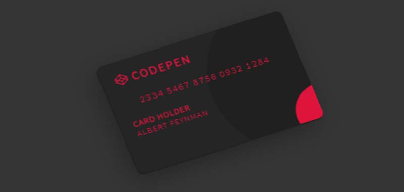 Codepen Card hover effect image