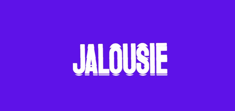 Jalousie text animation