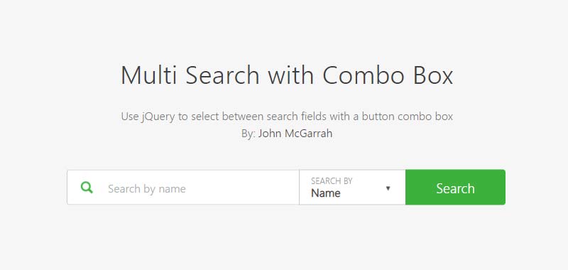 Multi Search with Combo Box image