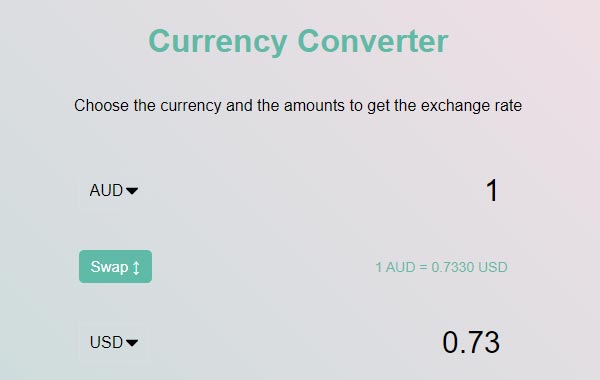 JS currency converter