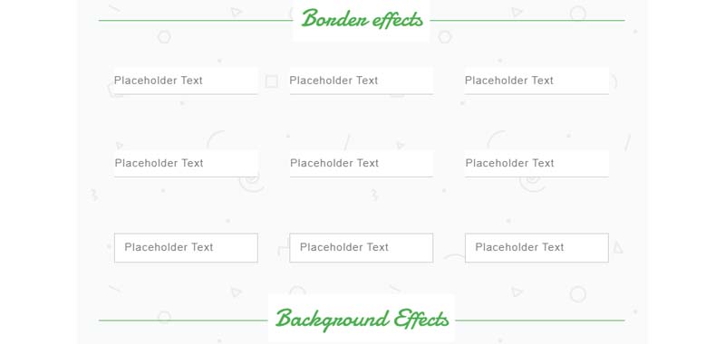 Form Input Designs onHover and onFocus Image