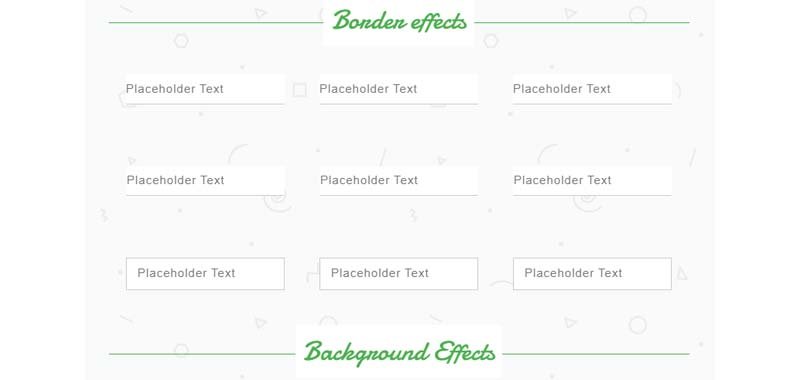 Form Input Designs onHover and onFocus Image